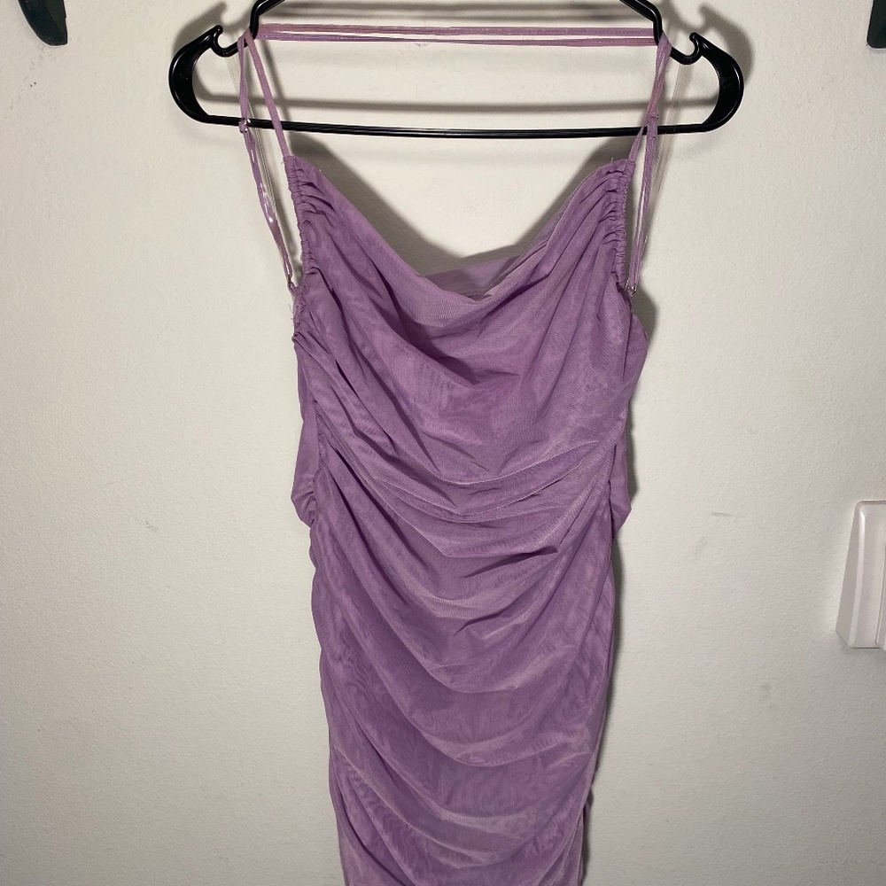 Lilac Glittery House of CB Dress